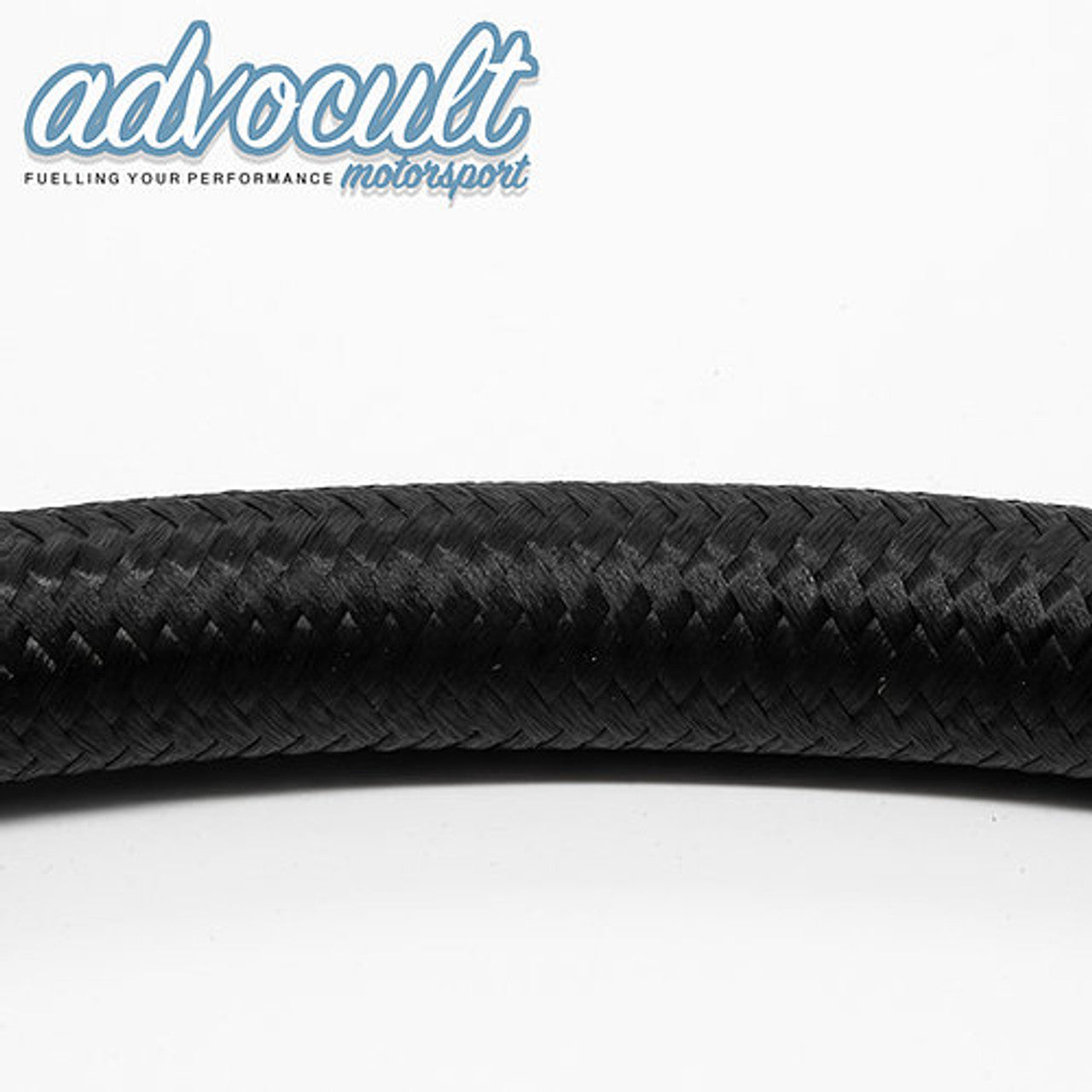 BLACK NYLON OUTER-BRAIDED NITRILE HOSE (1-metre length) AN6-16
