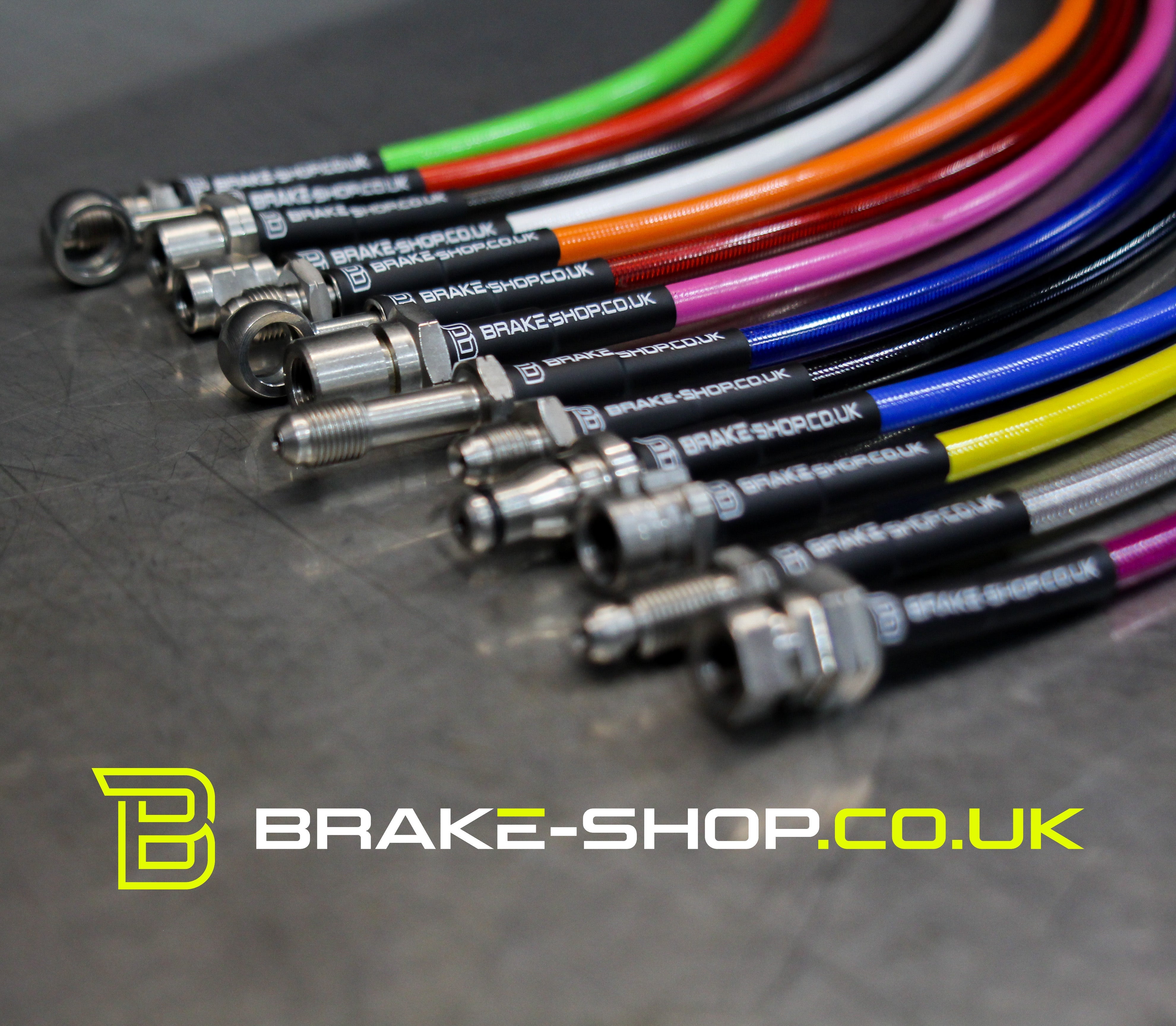 AC Cars 428 Automatic Braided Brake Lines