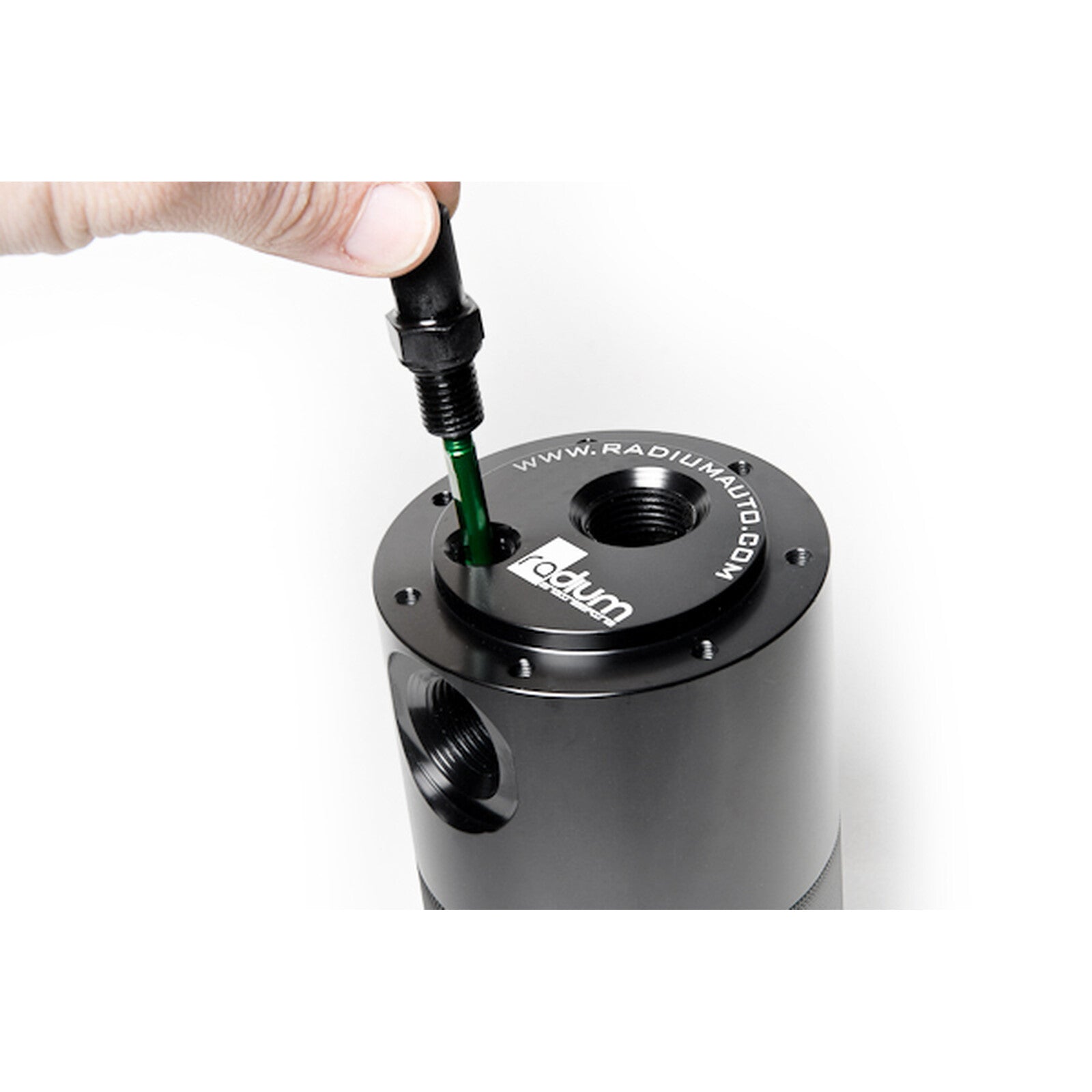 Radium AOS-R oil catch can - universal - VTE (vento to engine air intake)