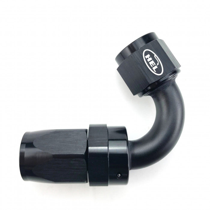 HEL 120 Degree Braided Rubber Hose Fitting AN6-AN12