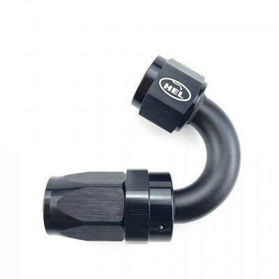HEL 150 Degree Braided Rubber Hose Fitting AN6-AN12